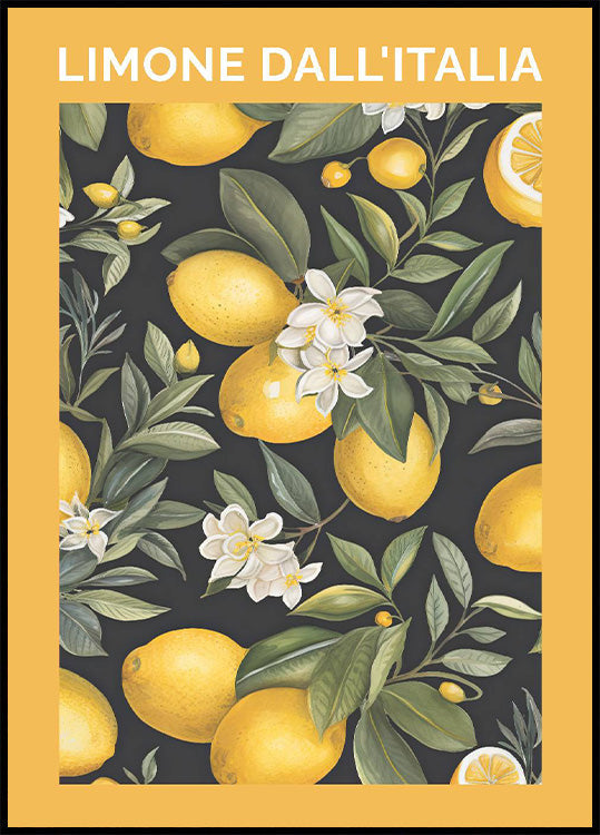 Lemon Italy Plakat - Posterbox.no