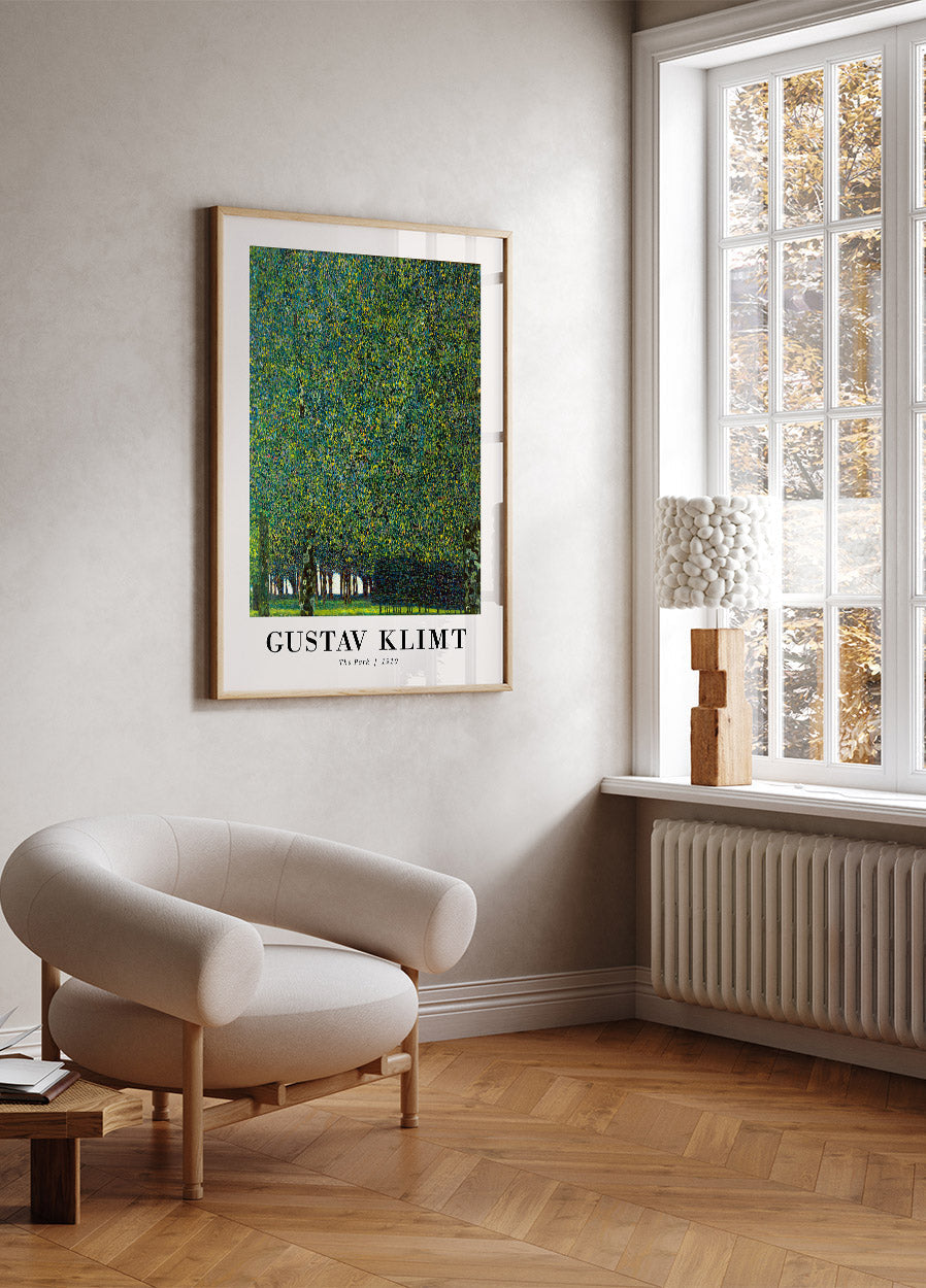 The Park By Gustav Klimt Plakat - Posterbox.no