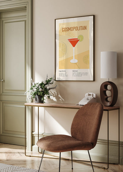 Cosmopolitan Cocktail Plakat - Posterbox.no