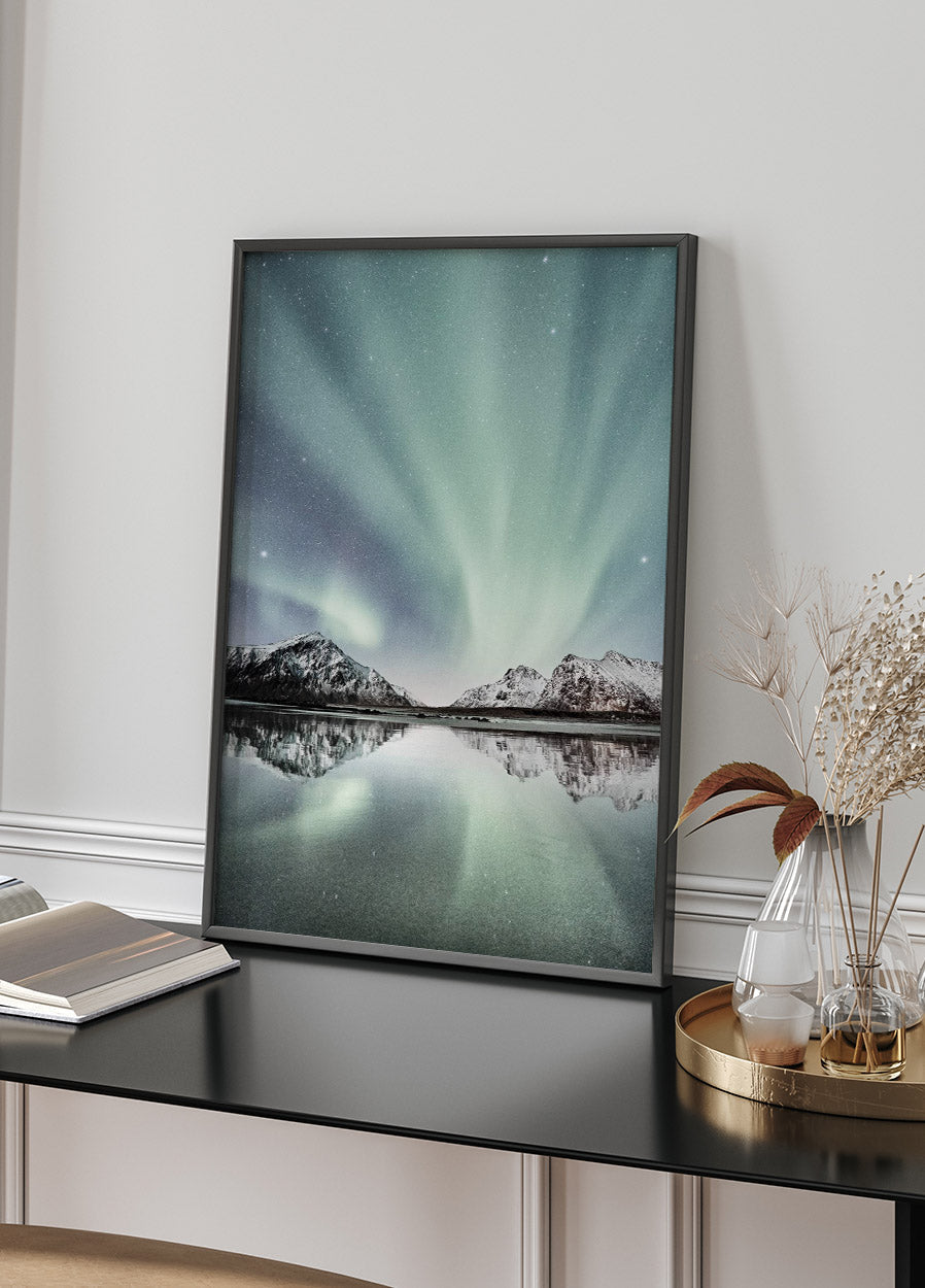 Northern Light Aurora Borealis Plakat - Posterbox.no