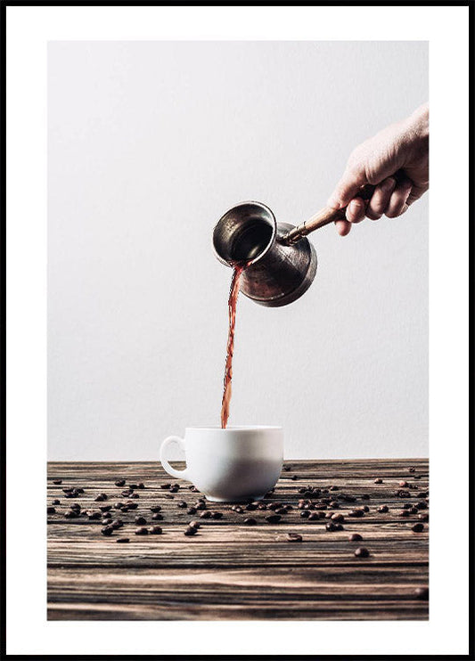 Pouring Coffee Plakat - Posterbox.no