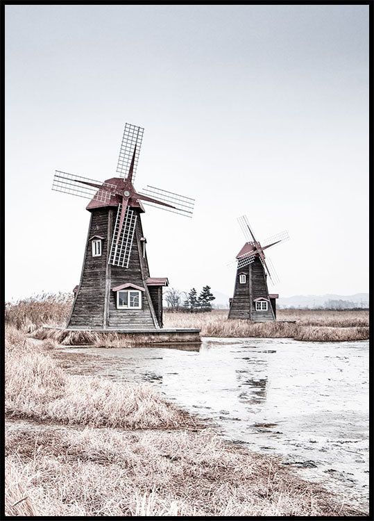 Old Wind Mills Plakat - Posterbox.no