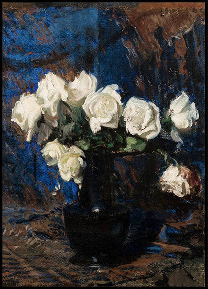 White Roses by Leon Wyczółkowski Plakat - Posterbox.no