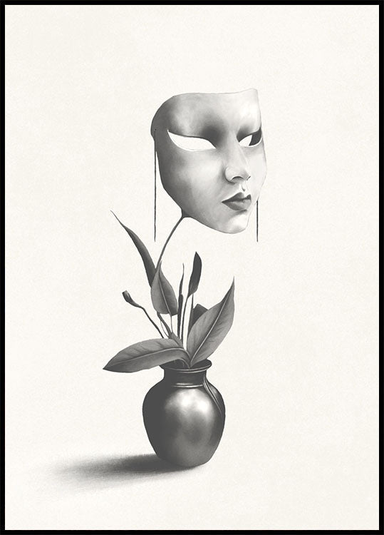 Mask in a Plant Plakat - Posterbox.no