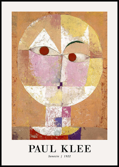 Senecio 1922 By Paul Klee Plakat - Posterbox.no