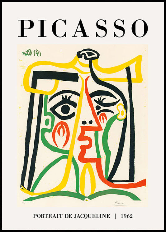 Pablo Picasso - El Rostro Plakat - Posterbox.no