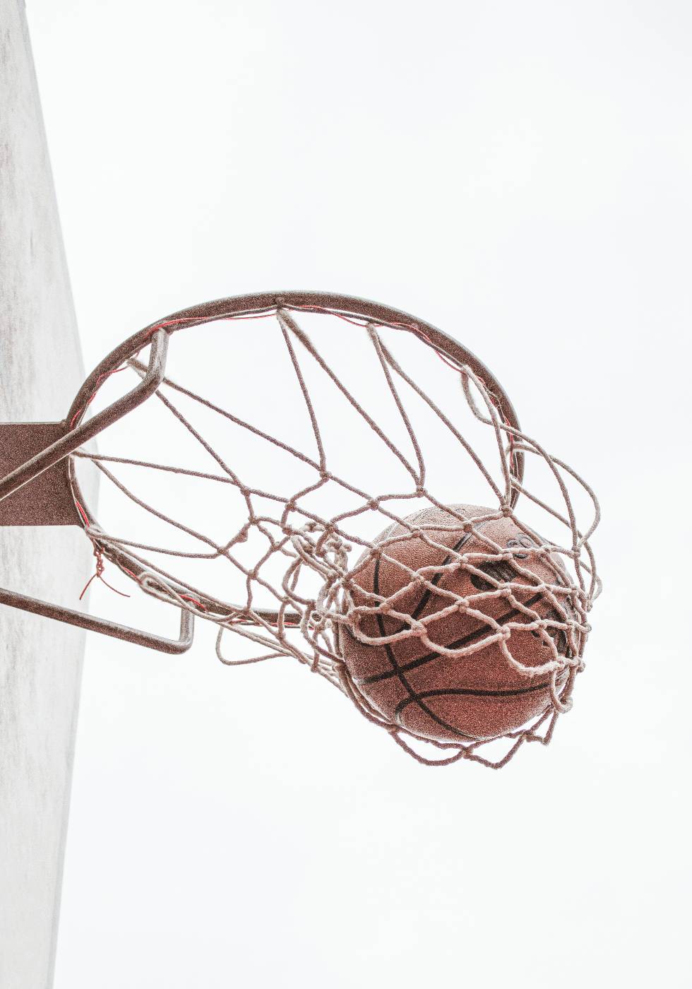 Basketball in Bewegung Poster