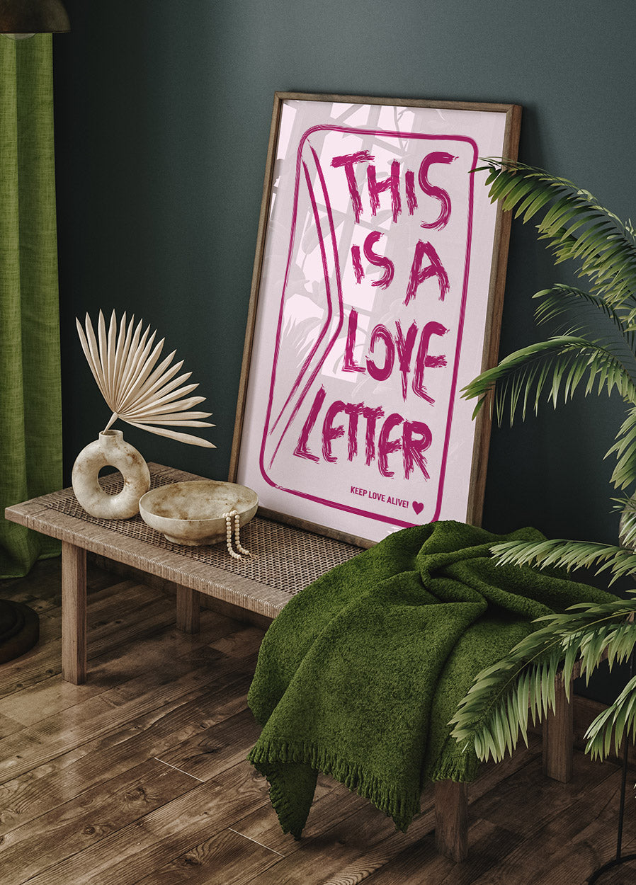 This Is a Love Letter Plakat - Posterbox.no