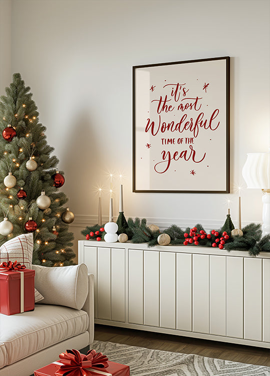 a decorated christmas tree in a living room