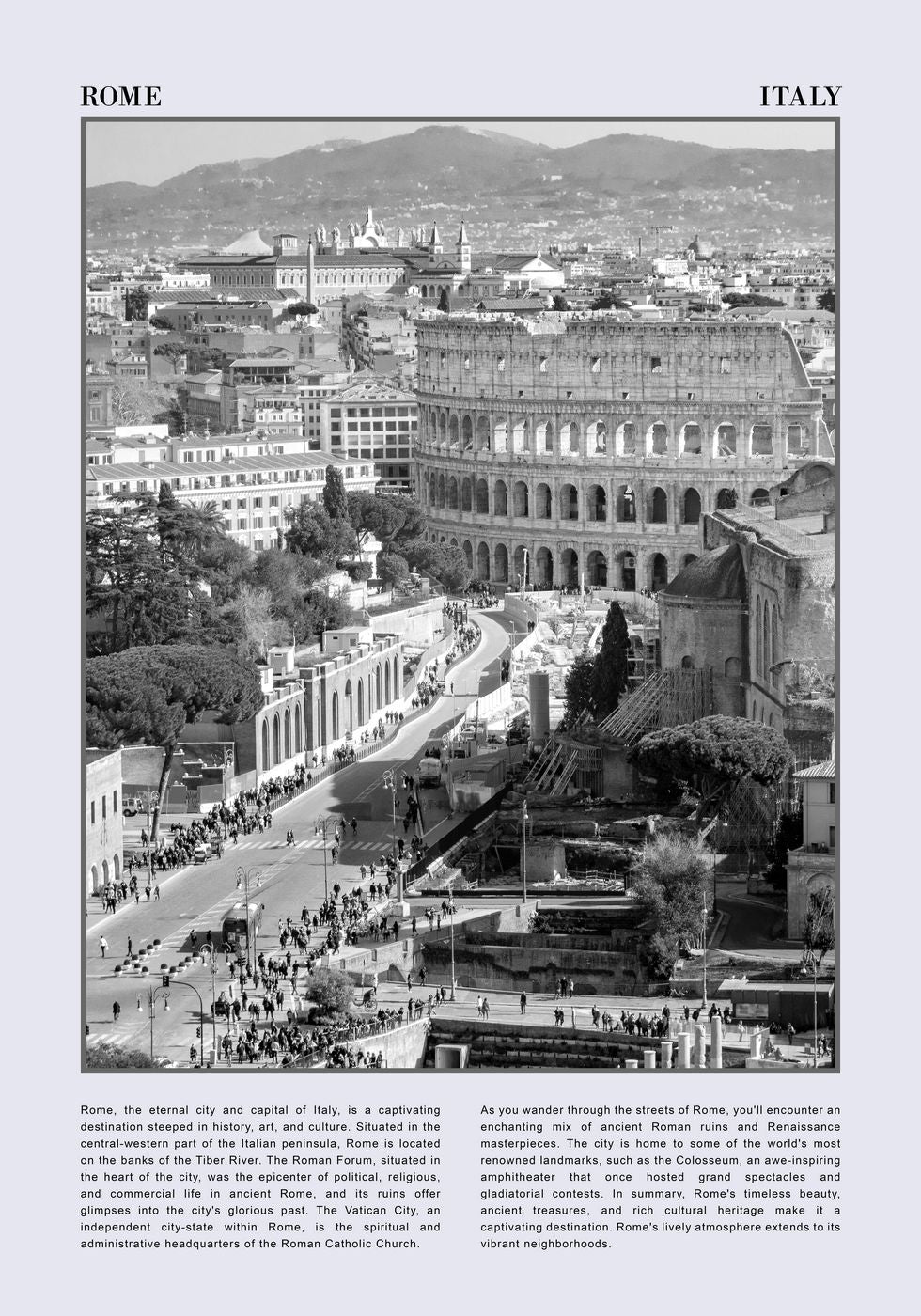 This Is Rome City Plakat - Posterbox.no