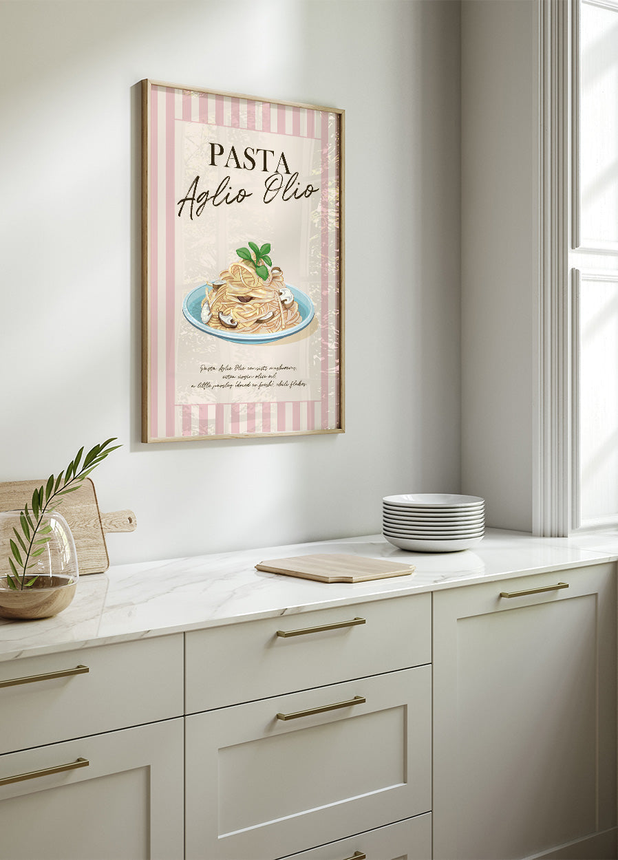 Poster Pasta Aglio Olio