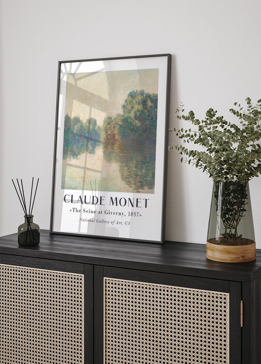 Poster Claude Monet - Die Seine bei Giverny 