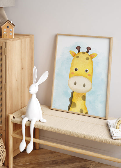 Süße Giraffe Poster