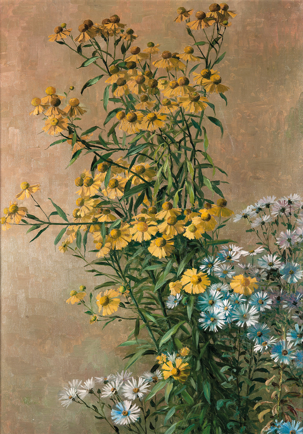 Herbstblumen von Gunnar Gunnarsson Wennerberg Poster 