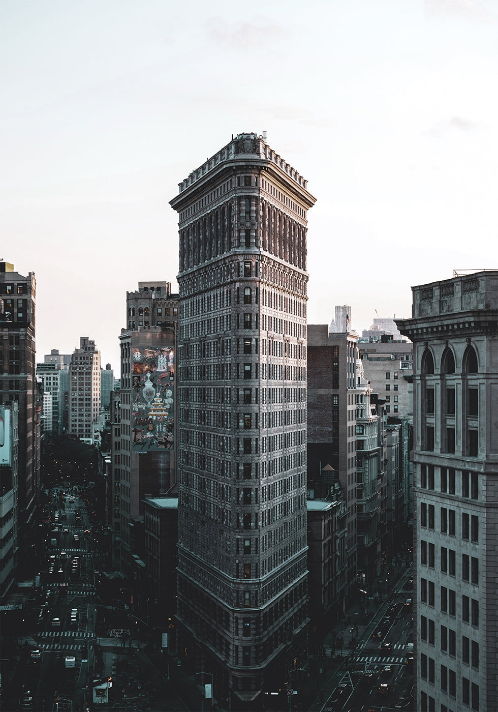 Poster Ansicht des Flatiron Building