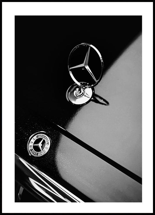 Mercedes Benz S/W Poster 