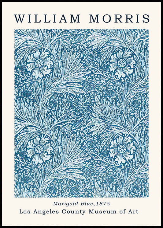 W. Morris - Ringelblumenblau Poster 