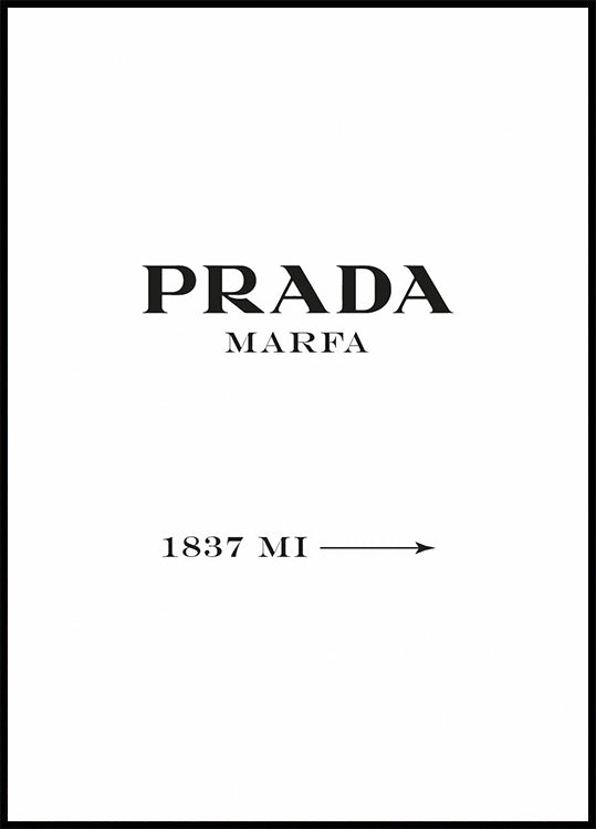 Prada Marfa Poster 