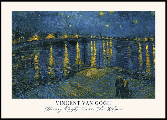 Starry Night Reflection Poster