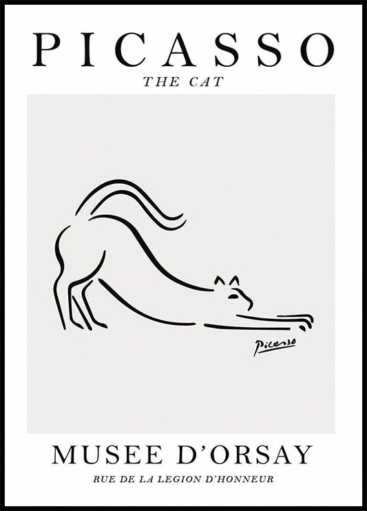 Die Katze Picasso Poster 