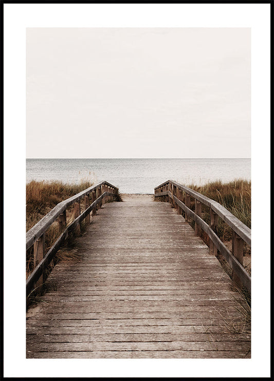 Der Weg zum Strand Poster 