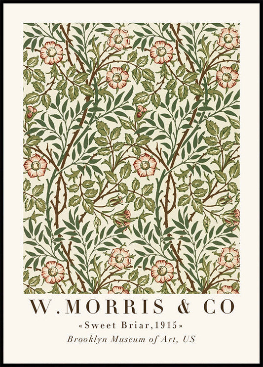 W. Morris &amp; Co - Süßes Dornröschen Poster 