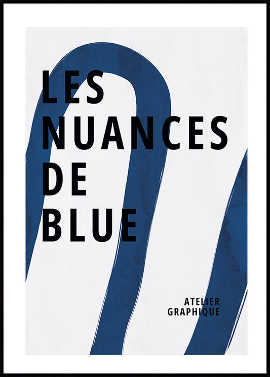 Les Nuances De Blue Plakat - Posterbox.no