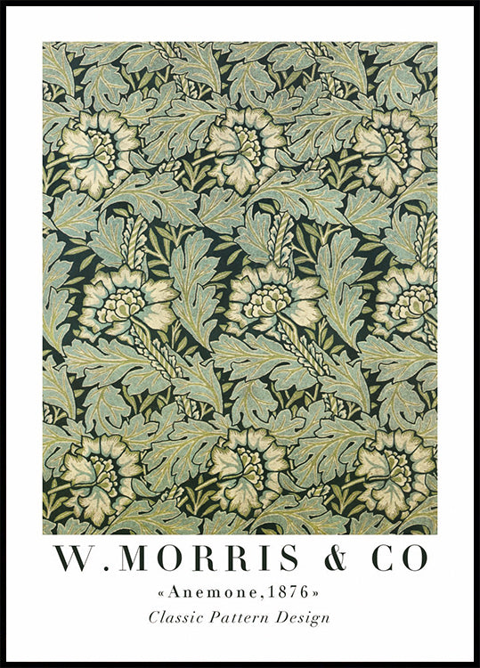 W. Morris &amp; Co – Anemonen-Poster 