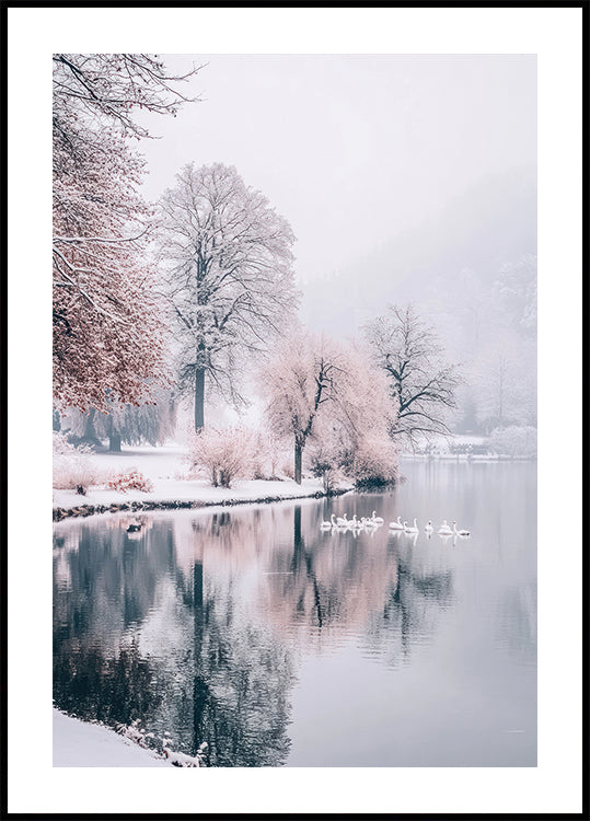 „Blaues abstraktes Design für Kunst-Display-Poster“