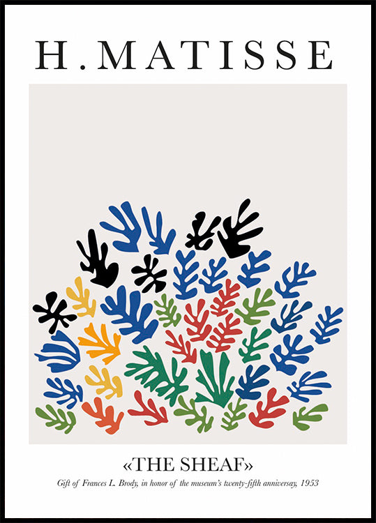 H. Matisse Die Garbe Poster 