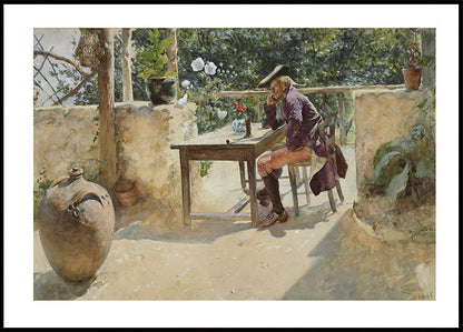 Die Rebe von Carl Larsson Poster 