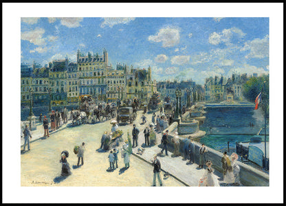 Pont Neuf von Auguste Renoir Poster 