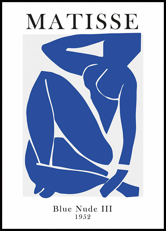 H. Matisse Blauer Akt Poster