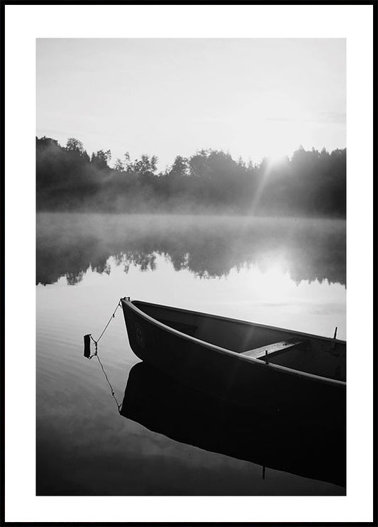 Sonnenaufgang am See Poster 