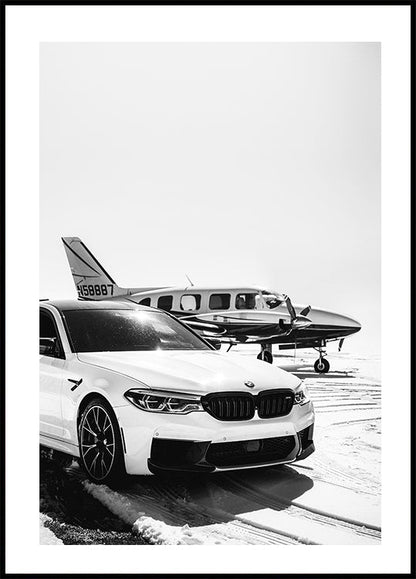 Luxusleben BMW Poster 