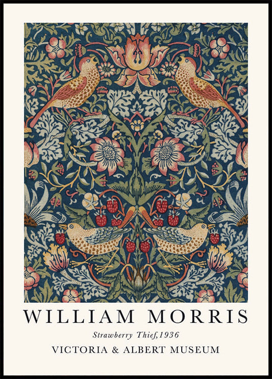 William Morris - Erdbeerdieb Poster 