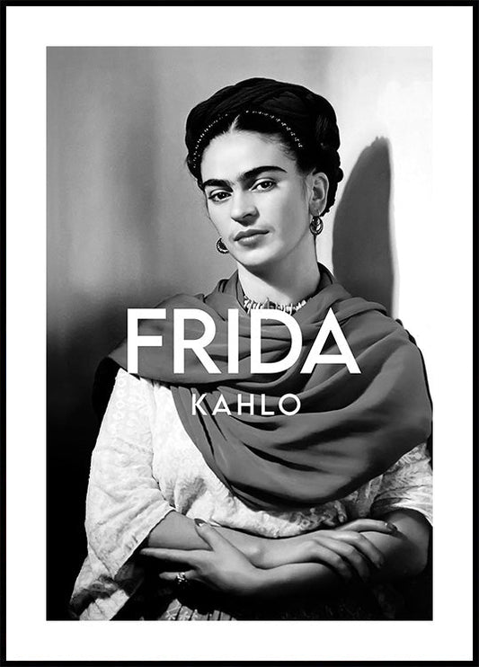 Frida Kahlo Porträt Feministisches Poster 