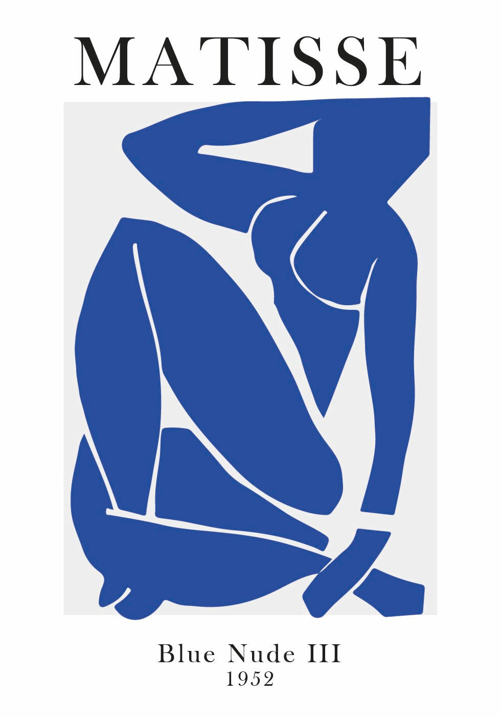 H. Matisse Blauer Akt Poster