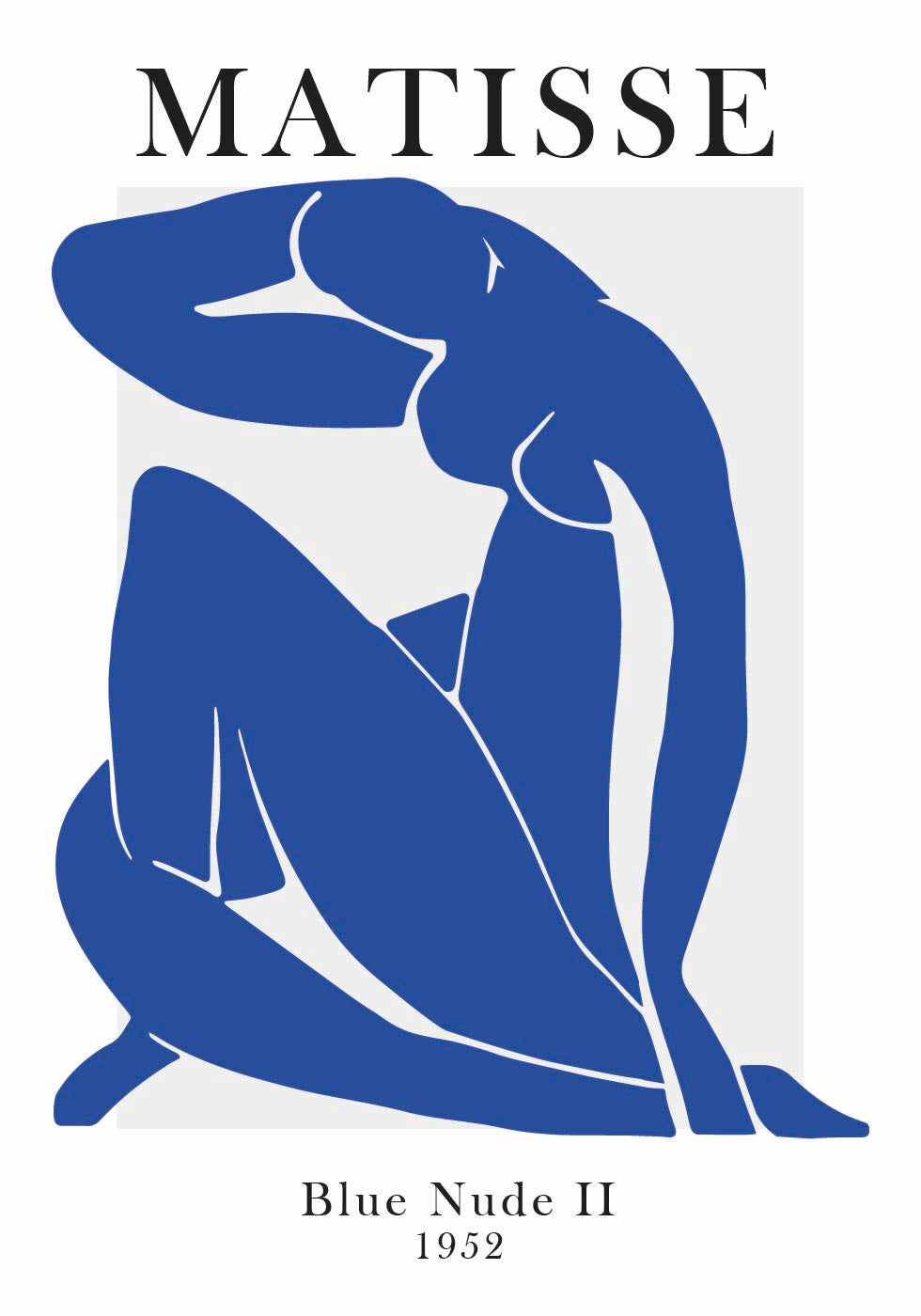 H. Matisse Blauer Akt Poster