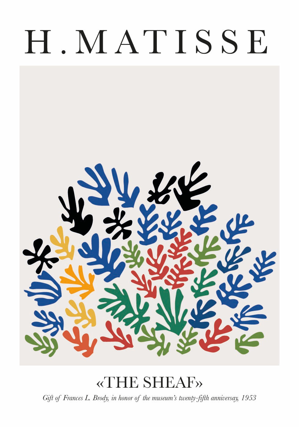 H. Matisse Die Garbe Poster 