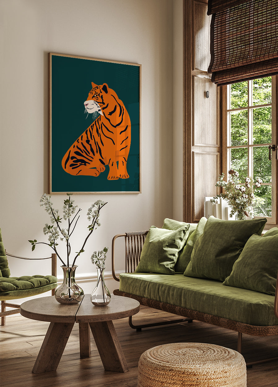 Majestätischer Tiger Poster