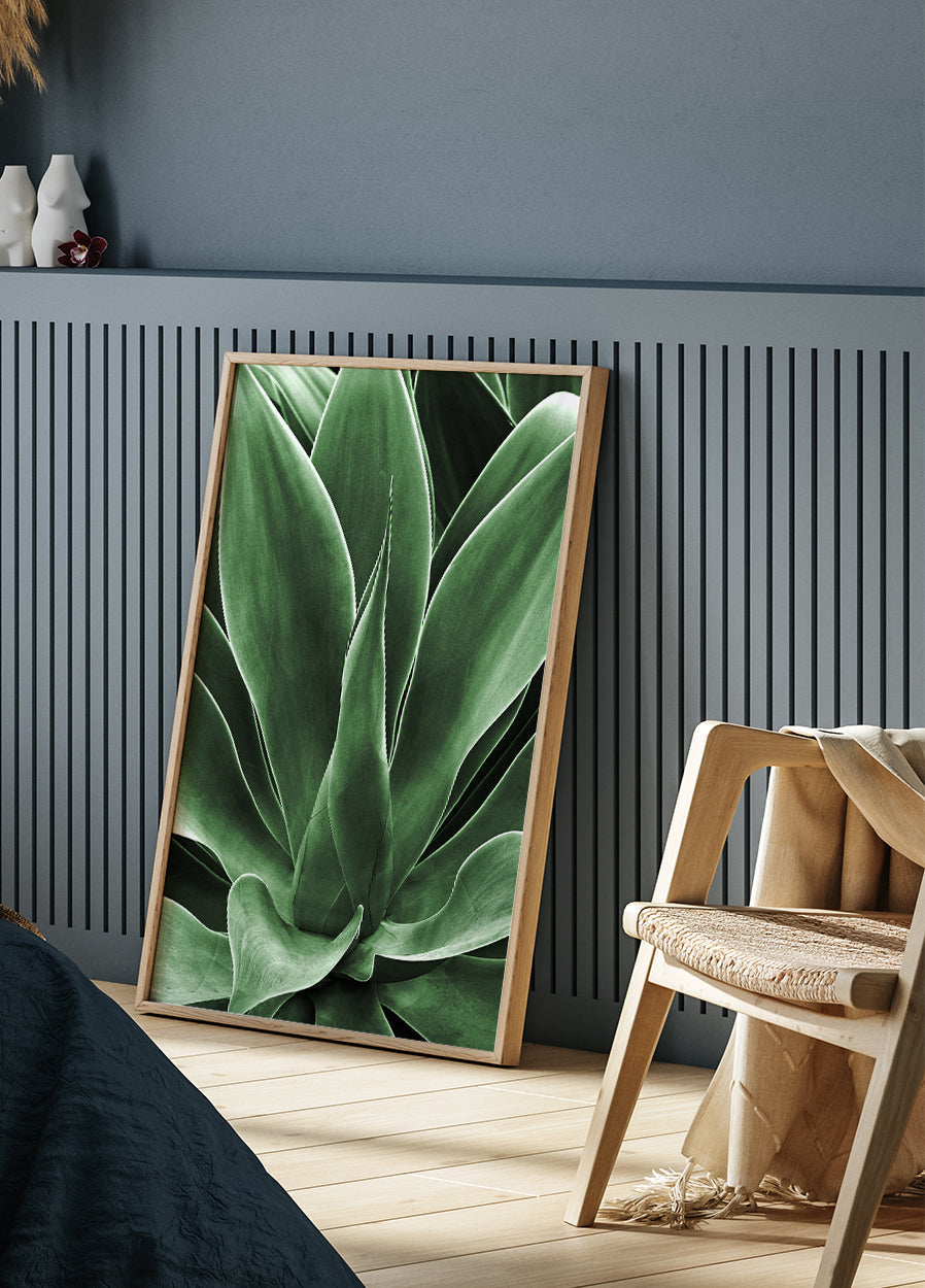 Green Leaf Detail Poster