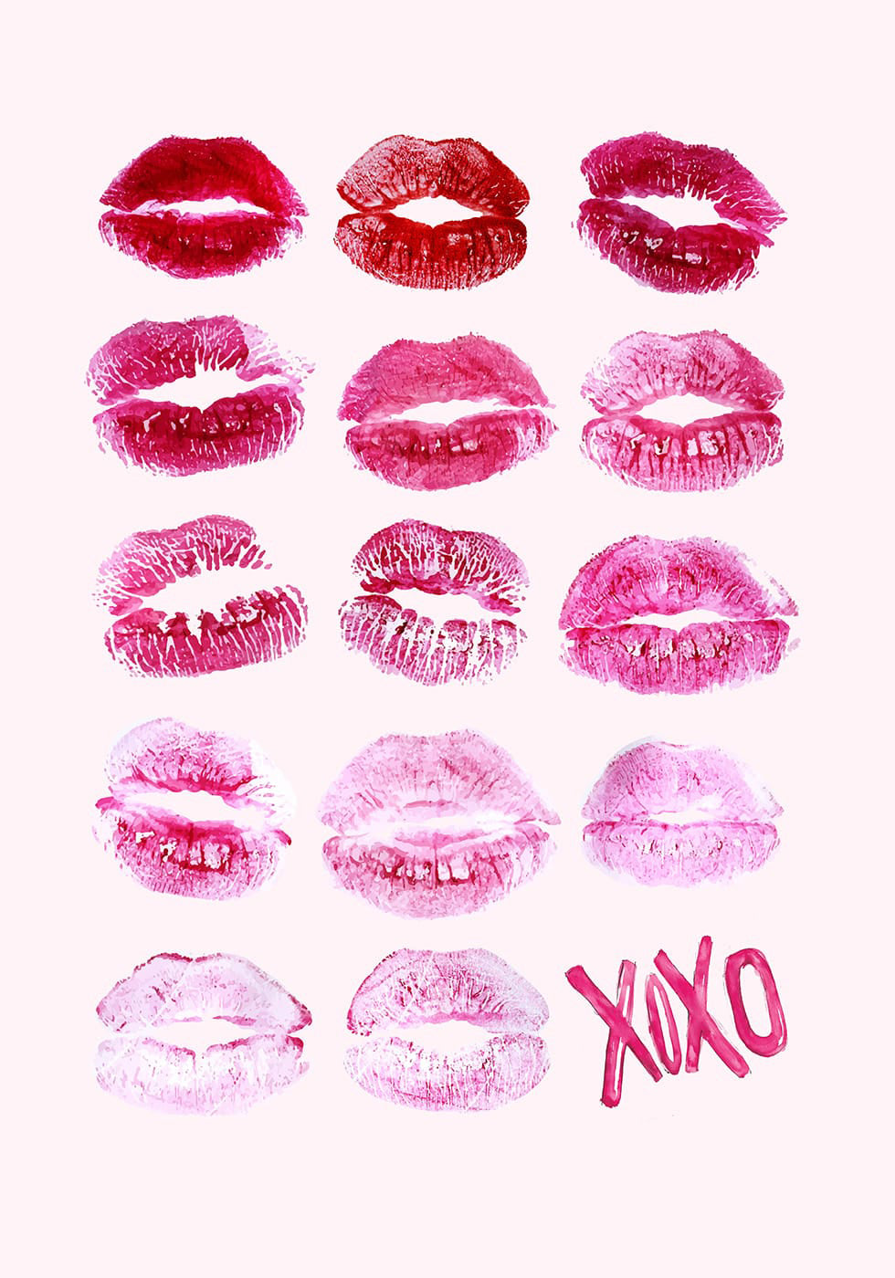 Poster „Kiss Mark“-Kollektion