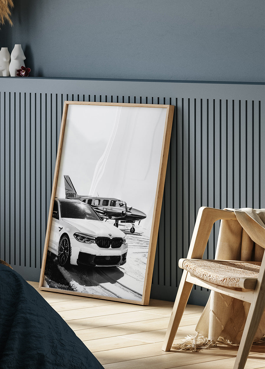 Luxusleben BMW Poster 