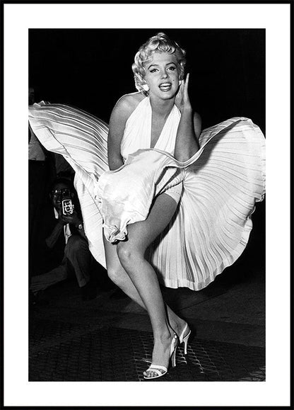 Poster im ikonischen Stil von Marilyn Monroe