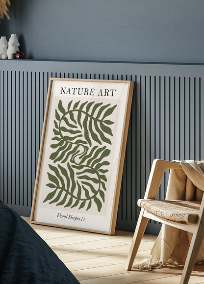 Naturkunst Blumenformen Poster 