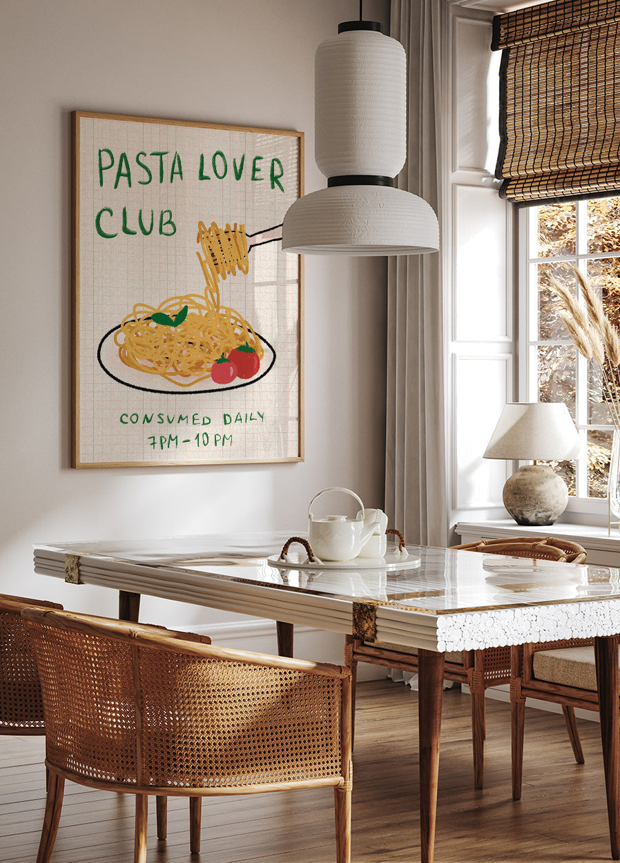 Pasta-Tag-Plakat 