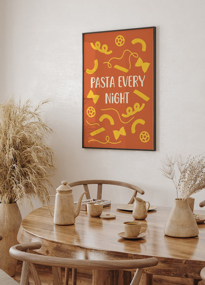 Jeden Abend Pasta Poster 