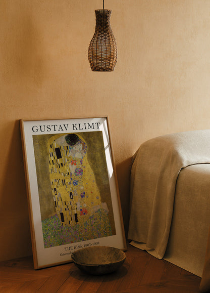 Der Kuss von Gustav Klimt Poster