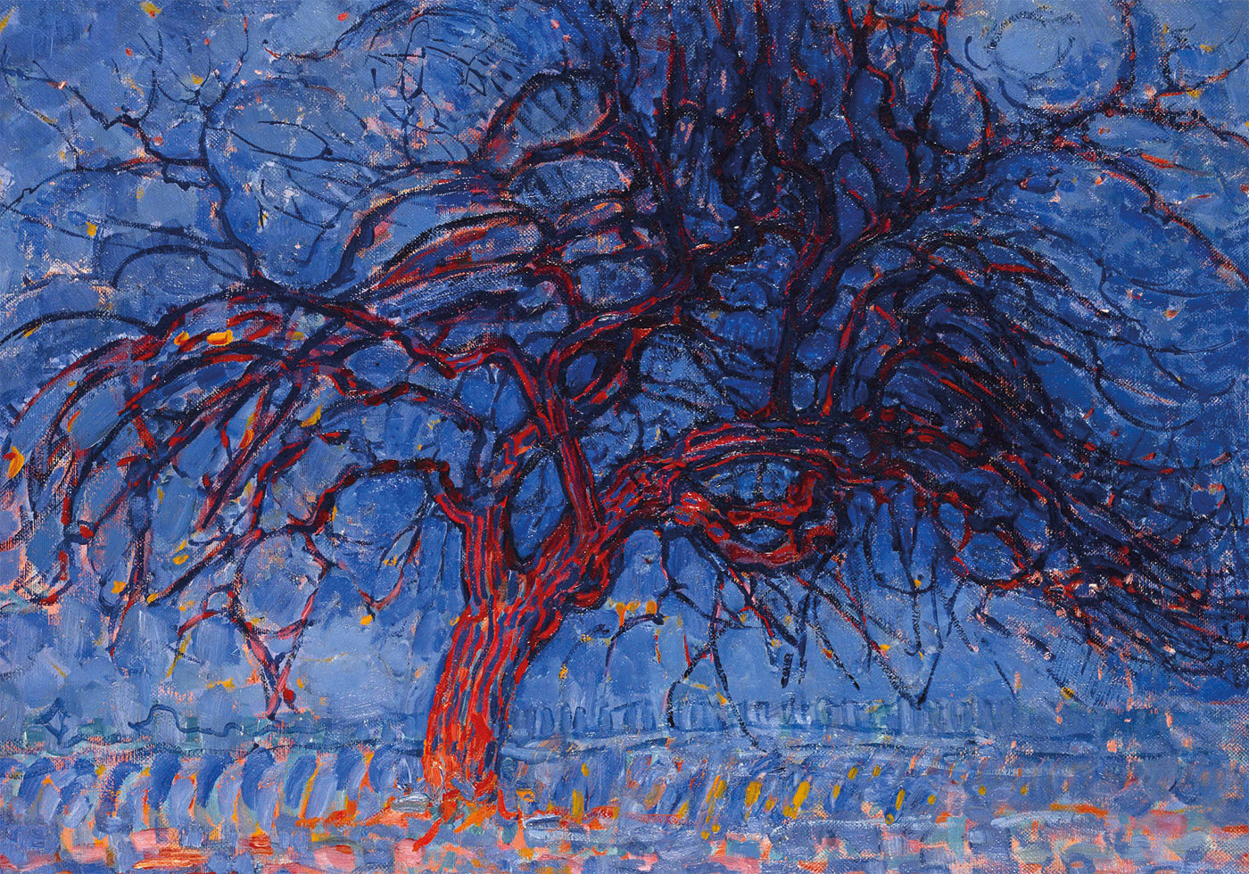 Der Rote Baum von Piet Mondrian Poster 